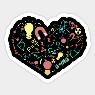 Love Physics Sticker